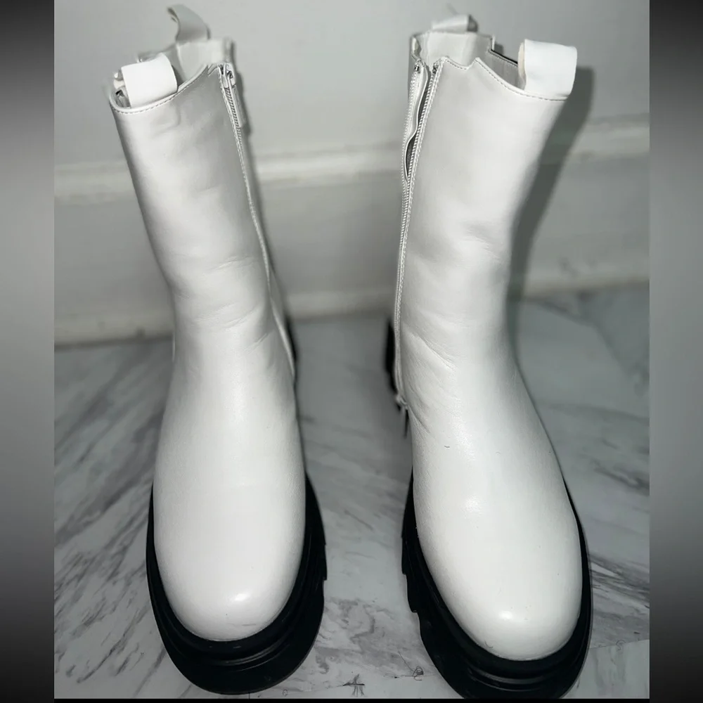 White boots